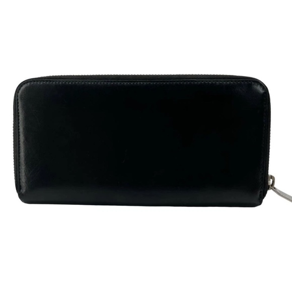 Saint Laurent Black Zipper Wallet - Picture 3 of 13